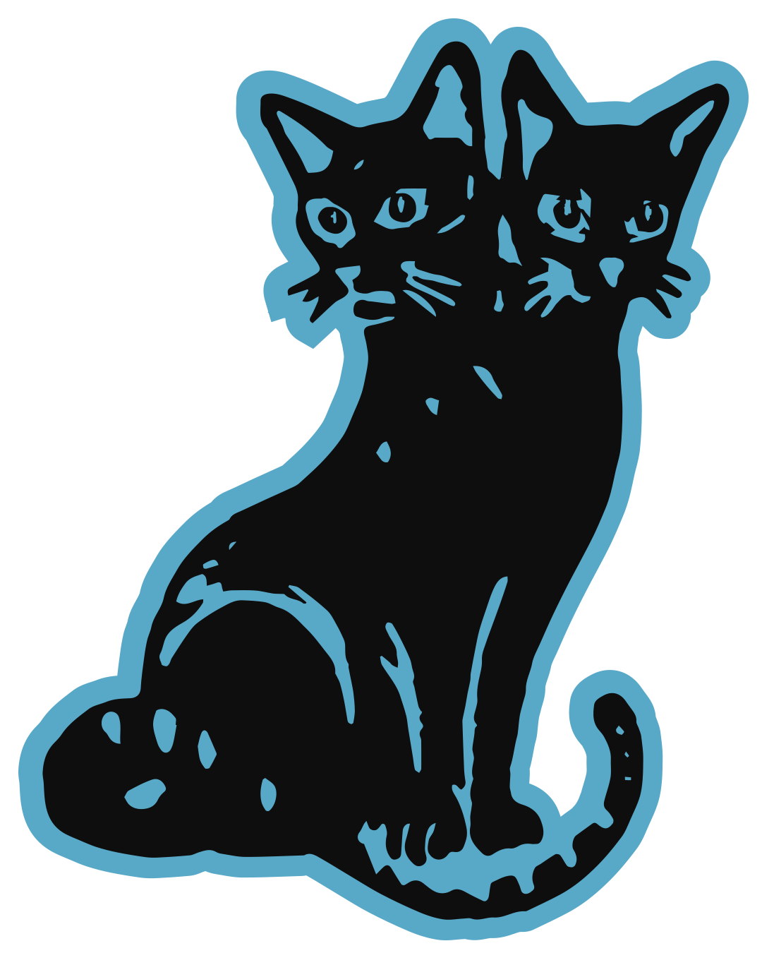 LARRY — the two-headed cat