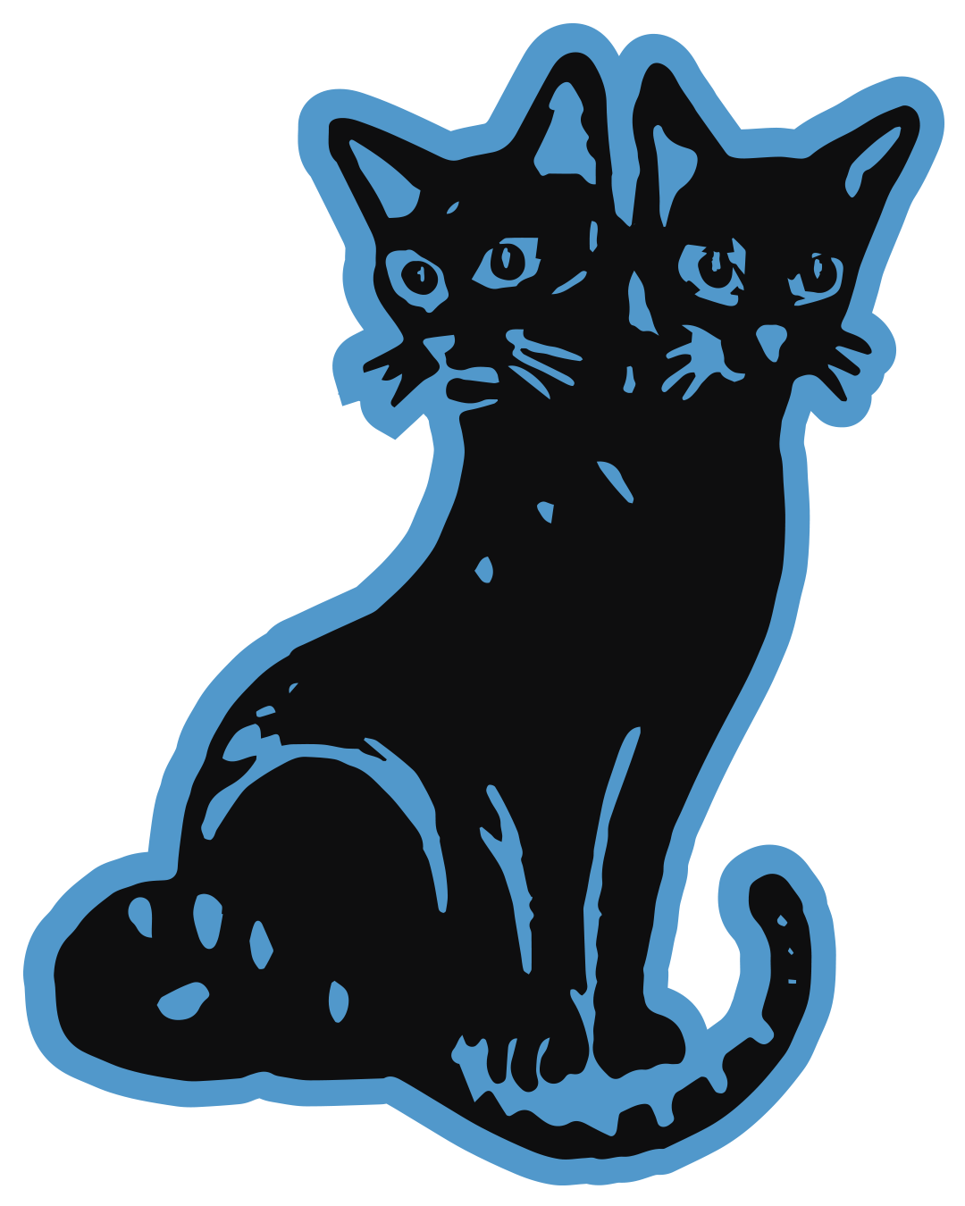 LARRY — the two-headed cat