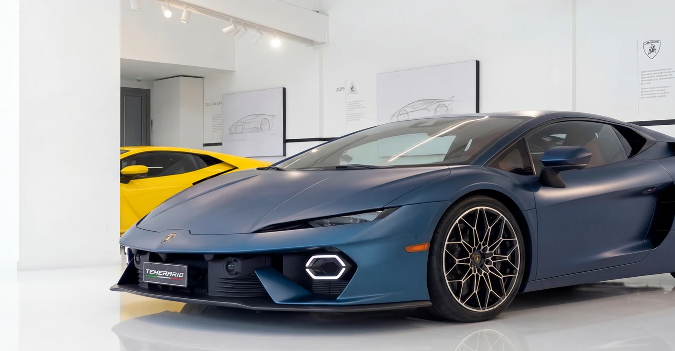 Lamborghini — mood board, light